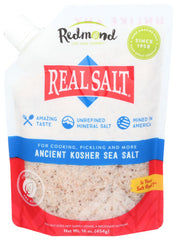 Redmond - Real Salt Ancient Kosher Sea Salt, 16 Oz | Pack of 6