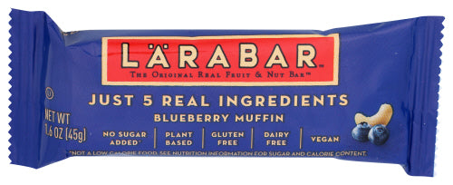 Larabar - Gluten Free Bar Blueberry Muffin, 1.6  Oz | Pack of 16