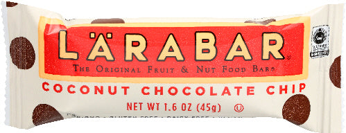 Larabar - Fruit & Nut Food Bar with Coconut Chocolate Chips, 1.6 Oz | Pack of 16