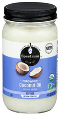 Spectrum Naturals - Organic Semi Refined Coconut Oil, 14  Oz