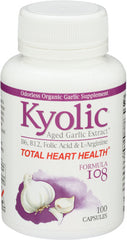 Kyolic - Total Heart Health, Formula 108, 100 Capsules