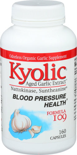 Kyolic - Aged Garlic Extract Blood Pressure Health Formula 109 - 160 Capsules