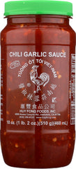 Huy Fong - Foods Chili Garlic Sauce, 18  Oz | Pack of 12