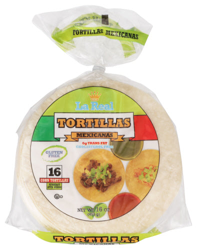 La Real - Mexicanas Corn Tortilla, 16 Oz | Pack of 25