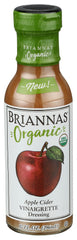 Briannas - Apple Cider Vinaigrette Dressing,10 Fl Oz | Pack of 6