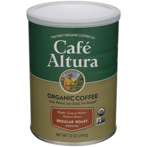 Cafe Altura - Organic Ground Coffee Regular Roast, 12 Oz