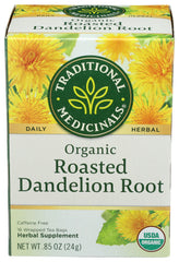 Traditional Medicinals - Organic Dandelion Herbal Tea, 16ct | Pack of 6