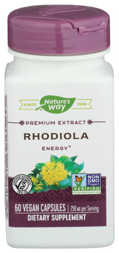Nature's Way - Rhodiola Energy Vegan Capsules, 60.0 Ea