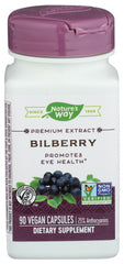 Nature's Way - Bilberry Standardized, 90 Capsules