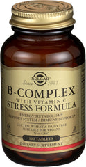 Solgar - B-Complex with Vitamin C Stress Formula, 100 Tablets