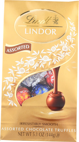 Lindt - Lindor Assorted Truffles, 5.1  Oz | Pack of 6