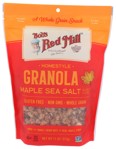 Bob's Red Mill - Homestyle Granola Maple Sea Salt, 11 Oz | Pack of 6