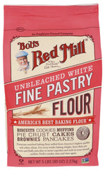 Bob's Red Mill - White Fine Pastry Flour 5 Lbs | Pack of 4