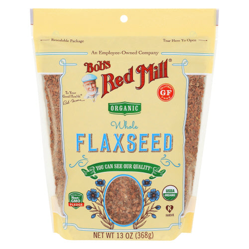 Bob's Red Mill - Organic Brown Flaxseeds, 13 Ounce | Pack of 4