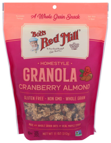 Bob's Red Mill - Homestyle Granola Cranberry Almond 11 Oz | Pack of 6