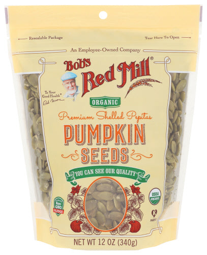 Bob's Red Mill - Organic Pumpkin Seeds, 12 Oz | Pack of 4