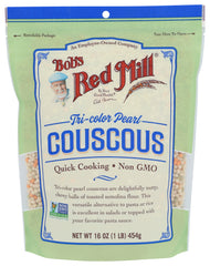 Bobs Red Mill - Pearl Tri Color Couscous , 16 Oz | Pack of 4