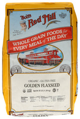 Bob's Red Mill - Organic Raw Whole Golden Flaxseeds, 25  Oz