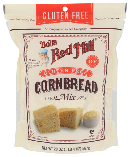 Bobs Red Mill - Cornbread Mix Gluten Free, 20 Oz | Pack of 4