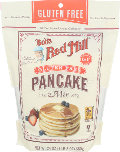 Bobs Red Mill - Gluten Free Pancake Mix, 24oz | Pack of 4