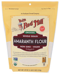 Bobs Red Mill - Organic Amaranth Flour , 18 Oz | Pack of 4