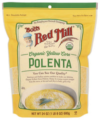 Bobs Red Mill - Organic Polenta Corn Grits ,  24 Oz | Pack of 4