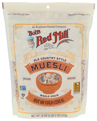 Bob's Red Mill - Muesli Old Country Style Whole Grain, 18 oz | Pack of 4