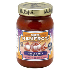 Mrs Renfros - Peach Salsa, 16 Oz | Pack of 6