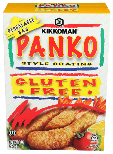 Kikkoman - Gluten Free Panko Style Bread Crumbs, 8oz | Pack of 12