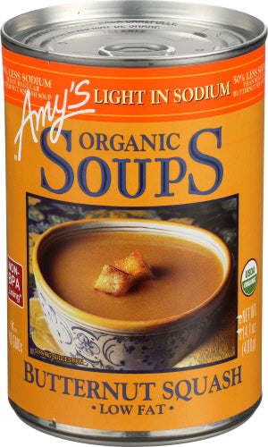 Amy's - Low Sodium Butternut Squash Soup, 14.1 oz | Pack of 12