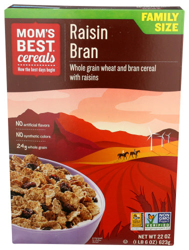Moms Best - Raisin Bran Cereals, 22oz | Pack of 10