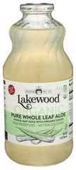 Lakewood - Organic Pure Whole Leaf Aloe, 32 Oz | Pack of 6