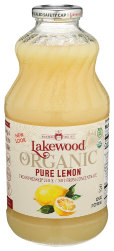 Lakewood - Pure Lemon Juice Certified Organic, 32 oz | Pack of 6