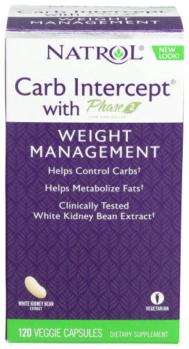 Natrol - White Kidney Bean Intercept with Phase 2, 120ct