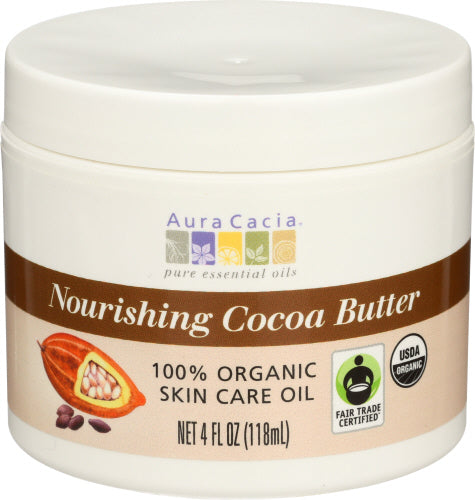 Aura Cacia - Organic Cocoa Butter, 4 Oz | Pack of 3