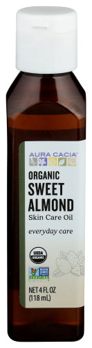 Aura Cacia - Organic Aromatherapy Sweet Almond Oil, 4 Oz