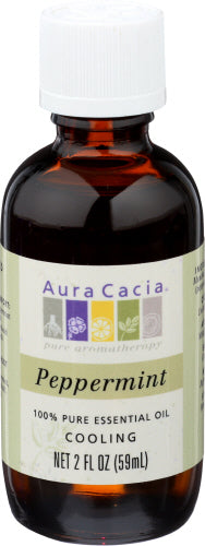 Aura Cacia - Peppermint Essential Oil, 2 oz