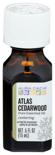 Aura Cacia - Atlas Cedarwood Essential, 0.5 oz