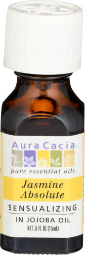 Aura Cacia - Jasmine Absol Essential Oil, 0.5 Oz