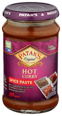 Pataks - Curry Paste Concentrated Hot ,10 Oz | Pack of 6