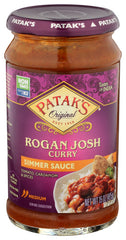 Pataks - Simmer Sauce Rogan Josh Curry Medium, 15  Oz | Pack of 6