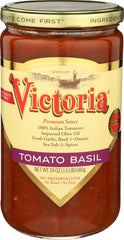 Victoria - Sauce - Tomato Basil, 24  Oz | Pack of 6