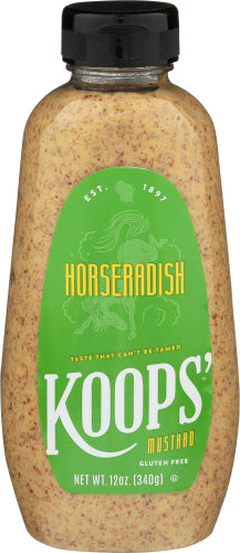 Koops' - Horseradish Mustard, 12  Oz | Pack of 6