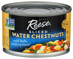 Reese - Sliced Water Chestnuts, 8oz | Pack of 24