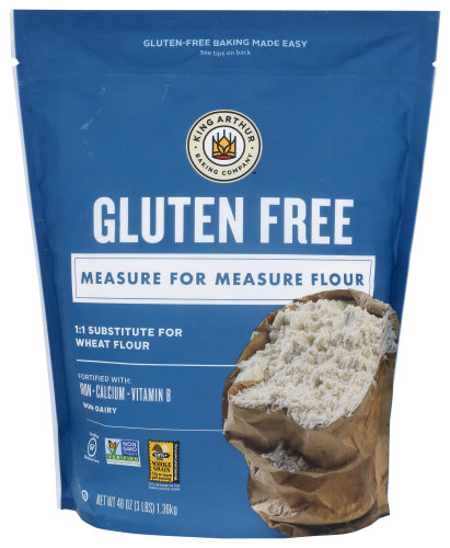 King Arthur - Flour Gluten-Free Measure for Measure Flour, 3 Pound | Pack of 4