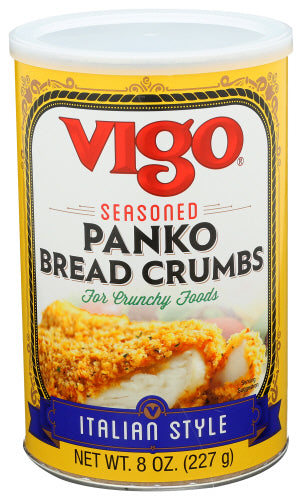 Vigo - Seasoned Panko Breadcrumb, 8 Ounce | Pack of 6