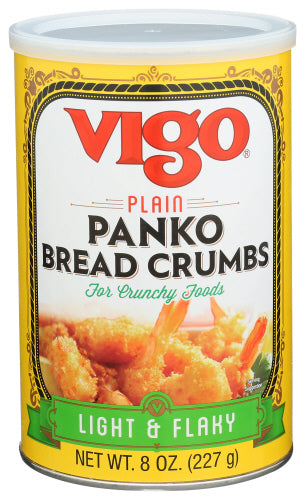 Vigo - Plain Panko Bread Crumbs, 8 Ounce | Pack of 6