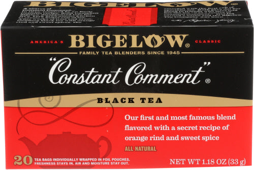 Bigelow - Constant Comment Black Tea Bags - 20ct, 1.18 Oz | Pack of 6