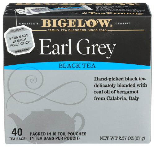 Bigelow - Earl Grey Tea, 40ct | Pack of 6