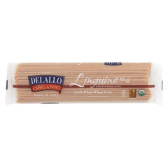 Delallo Organic Whole Wheat Linguine, 16 oz
 | Pack of 16